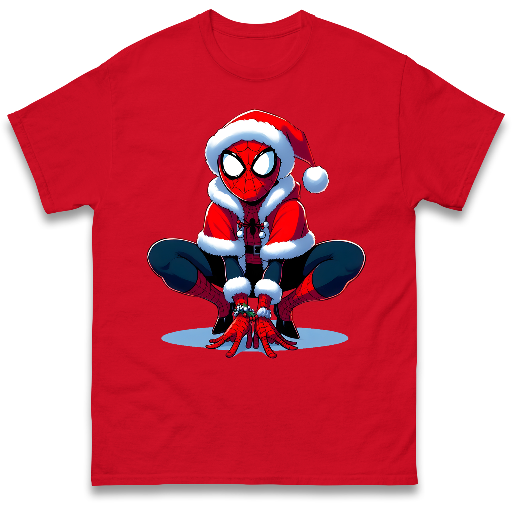 Spiderman Santa T Shirt