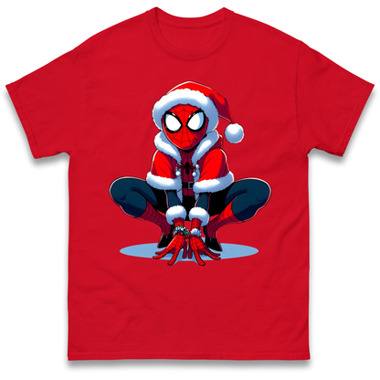 Spiderman Santa T Shirt