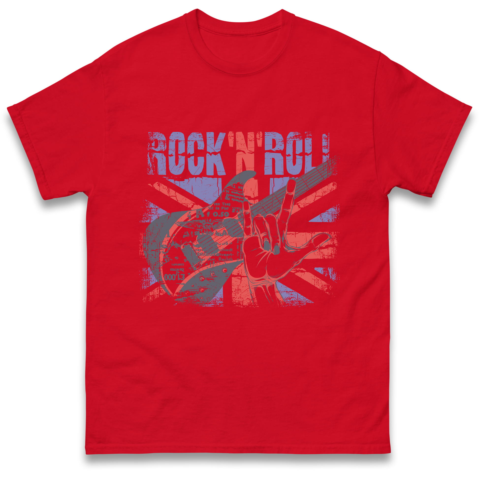 Rock N Roll Union Jack T Shirt