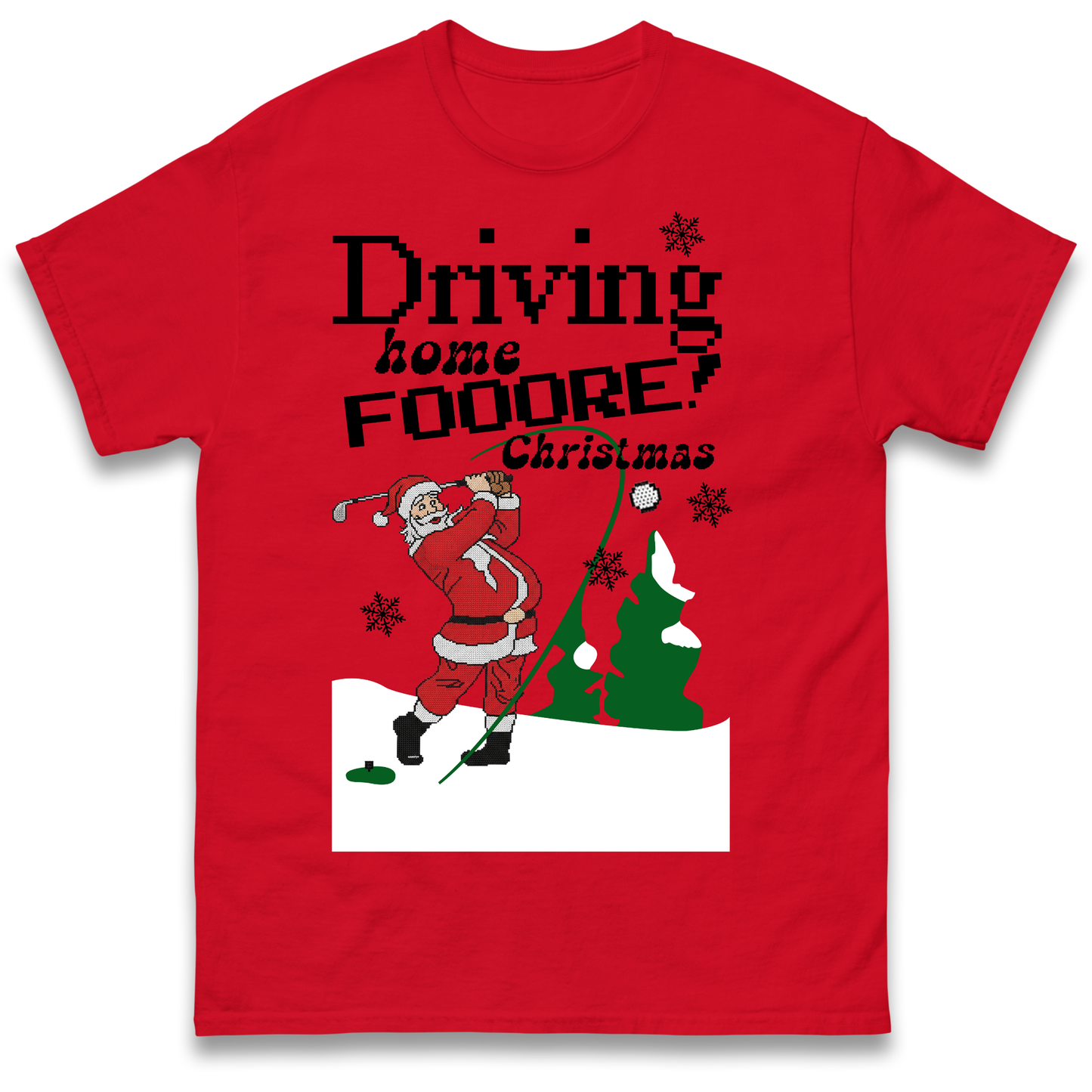 Christmas Golf T Shirt