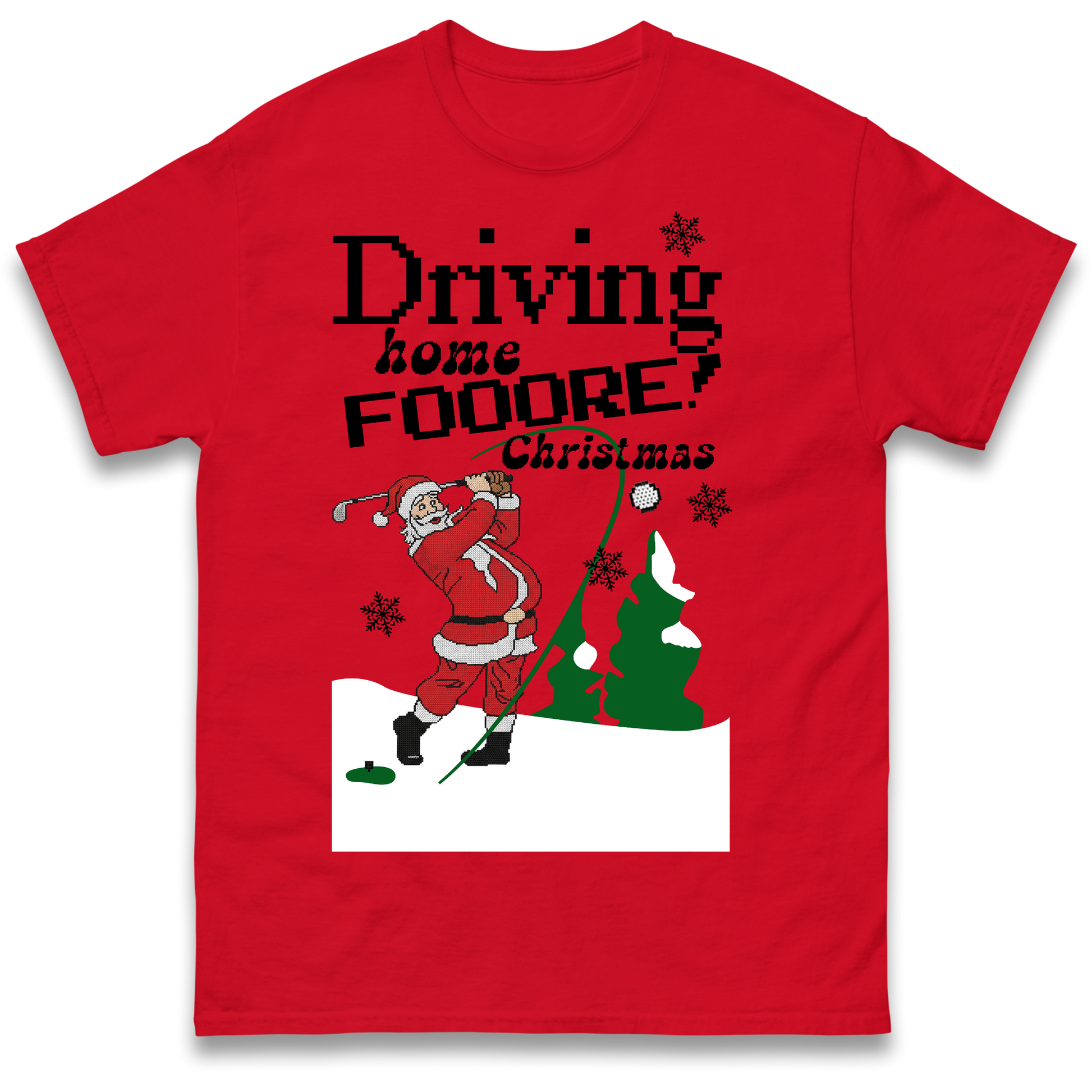 Christmas Golf T Shirt