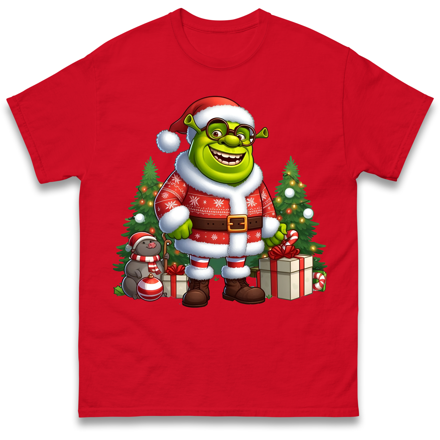 Shrek Santa Claus Presents T Shirt