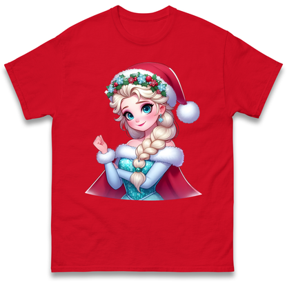 Elsa Frozen Santa T Shirt