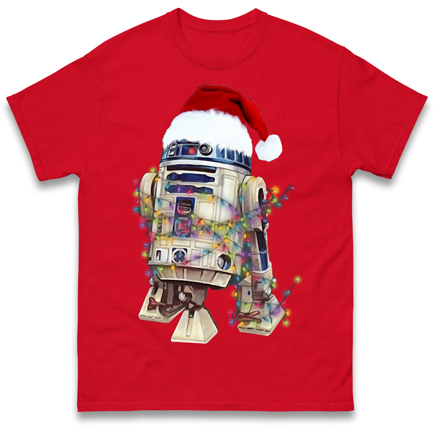 R2D2 Christmas Santa Christmas T Shirt