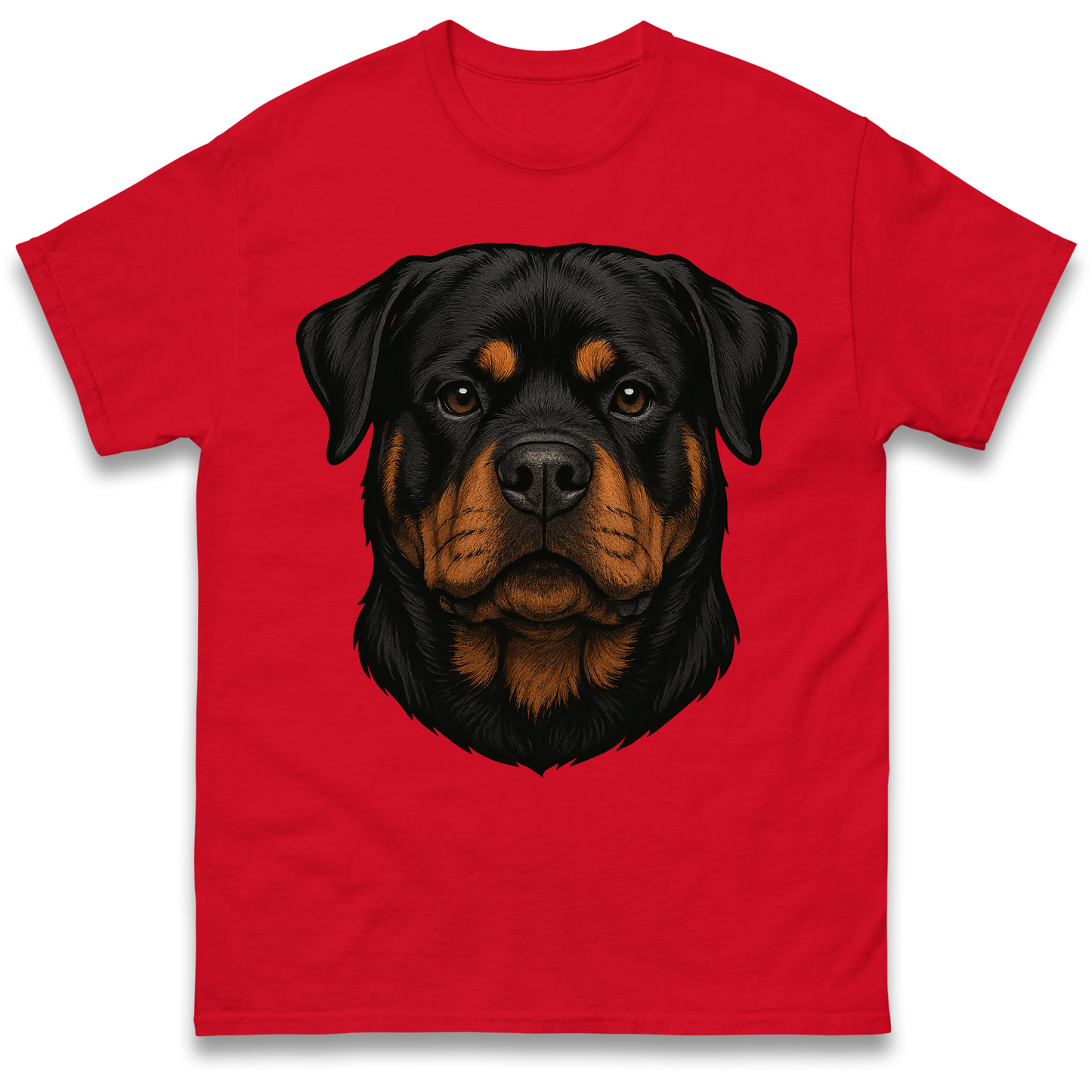 Rottweiler Face T Shirt