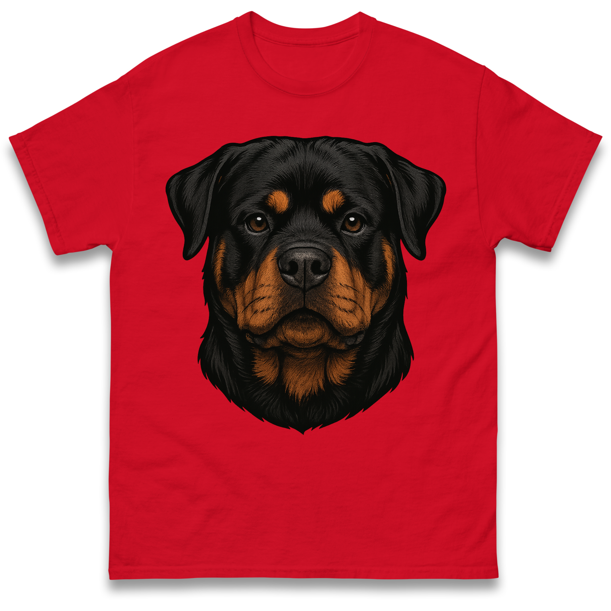 Rottweiler Face T Shirt