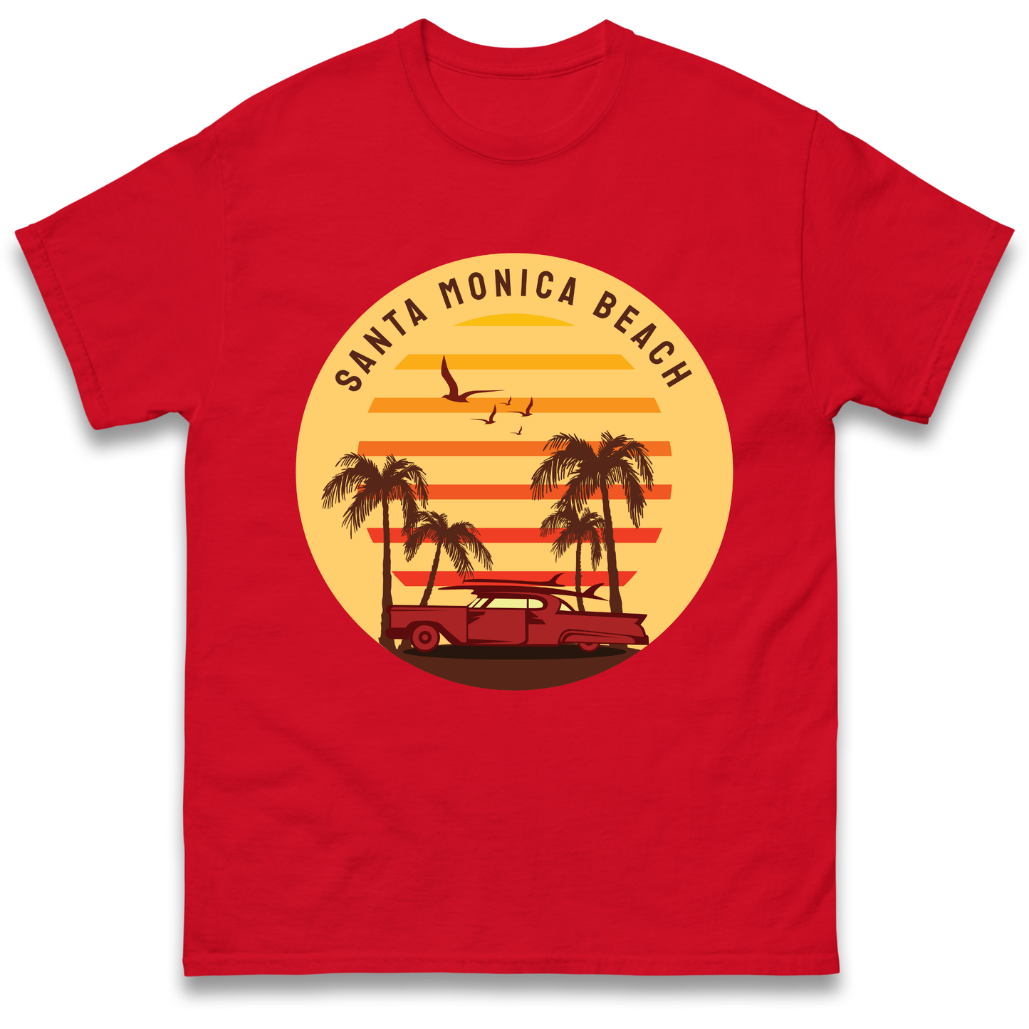Santa Monica Beach T Shirt
