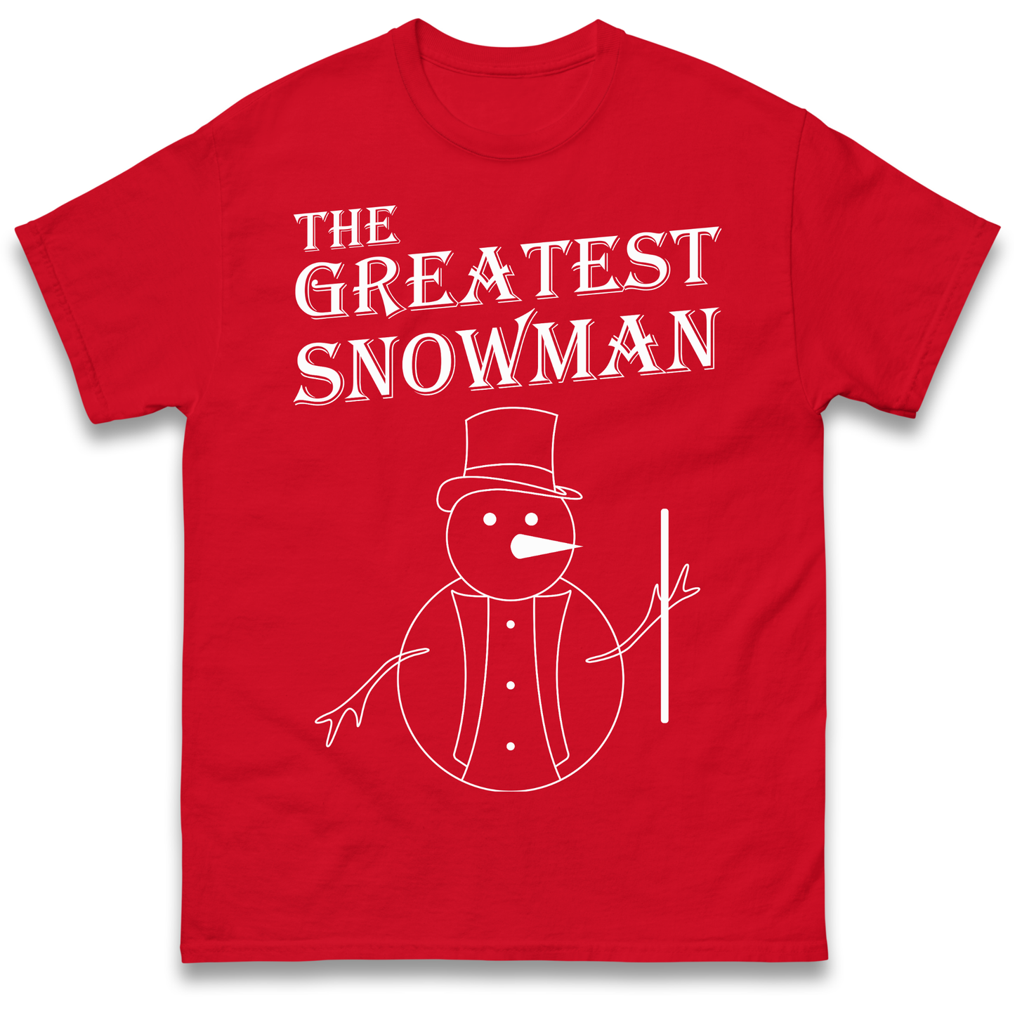The Greatest Snowman Christmas T Shirt