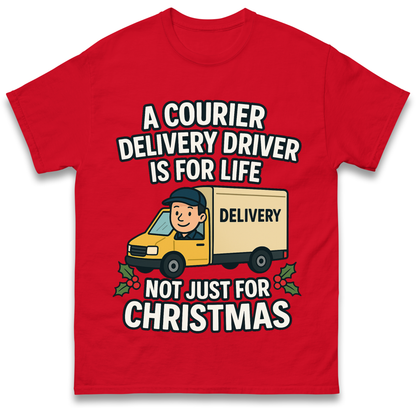 Courier Delivery Driver Christmas T Shirt