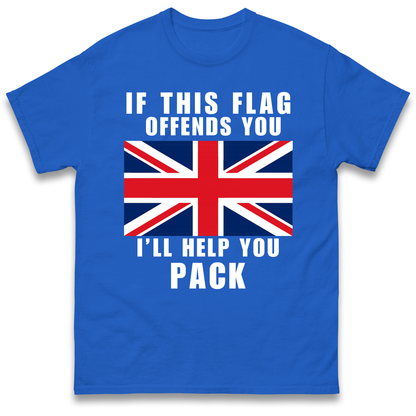 If This Flag Offends You I Will Help You Pack T Shirt