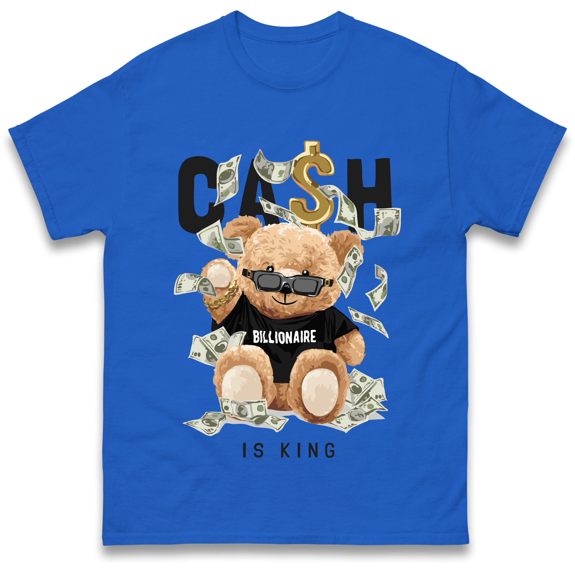 Teddy Bear Billionaire Streetwear T Shirt