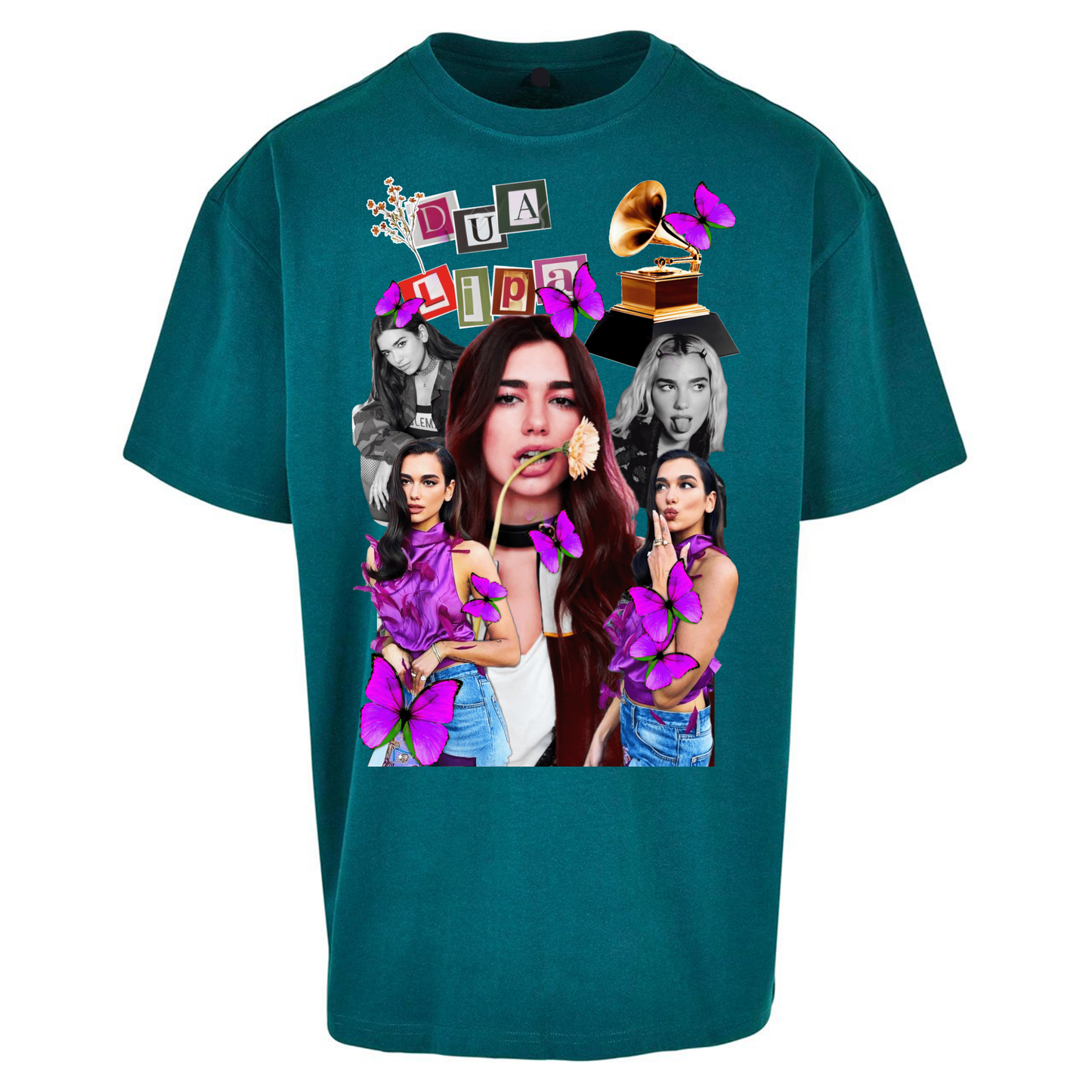 Dua Lipa Butterflies Oversized T Shirt