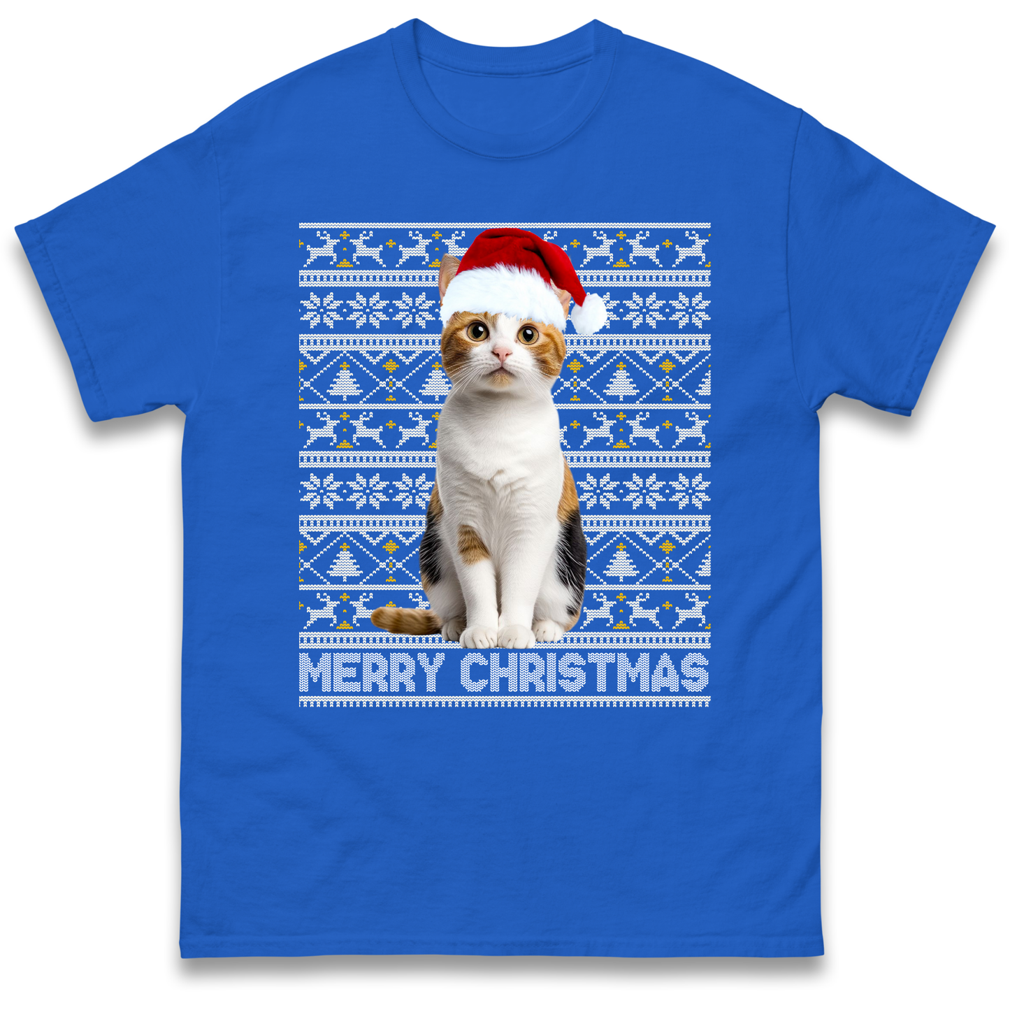 Merry Christmas Cat T Shirt