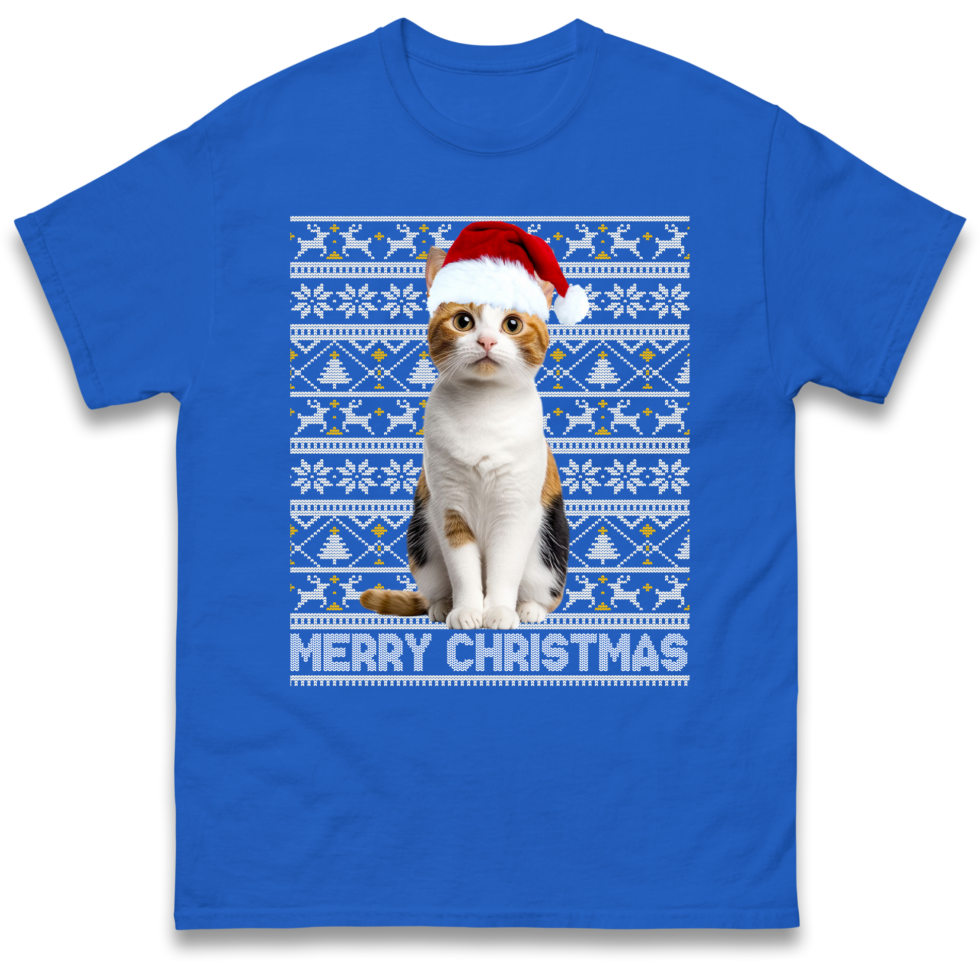 Merry Christmas Cat T Shirt