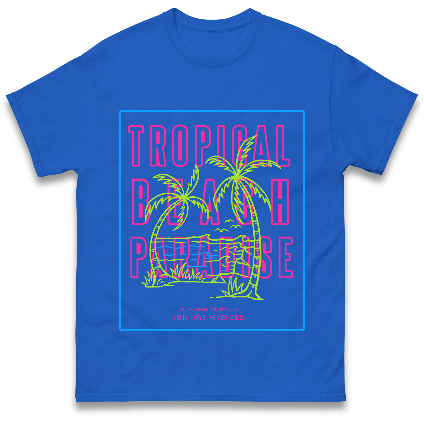 Tropical Beach Paradise T Shirt
