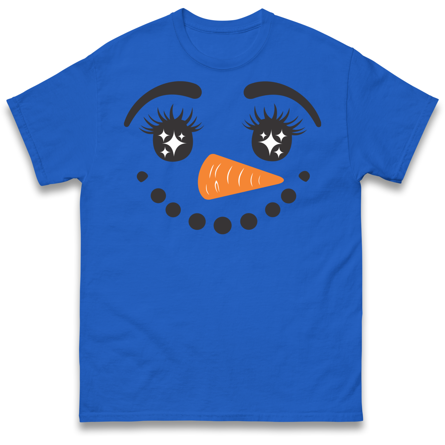 Snowman Face Christmas T Shirt