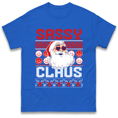 Sassy Claus Santa Christmas T Shirt