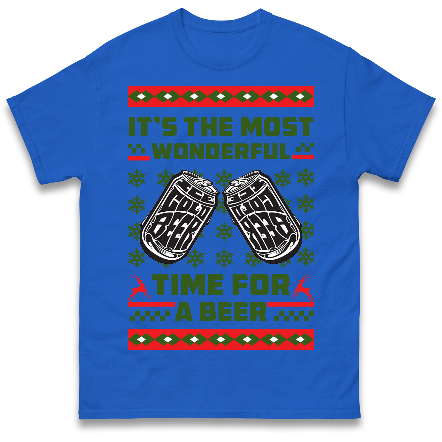 Its The Most Wonderful Time For A Beer Christmas T Shirt