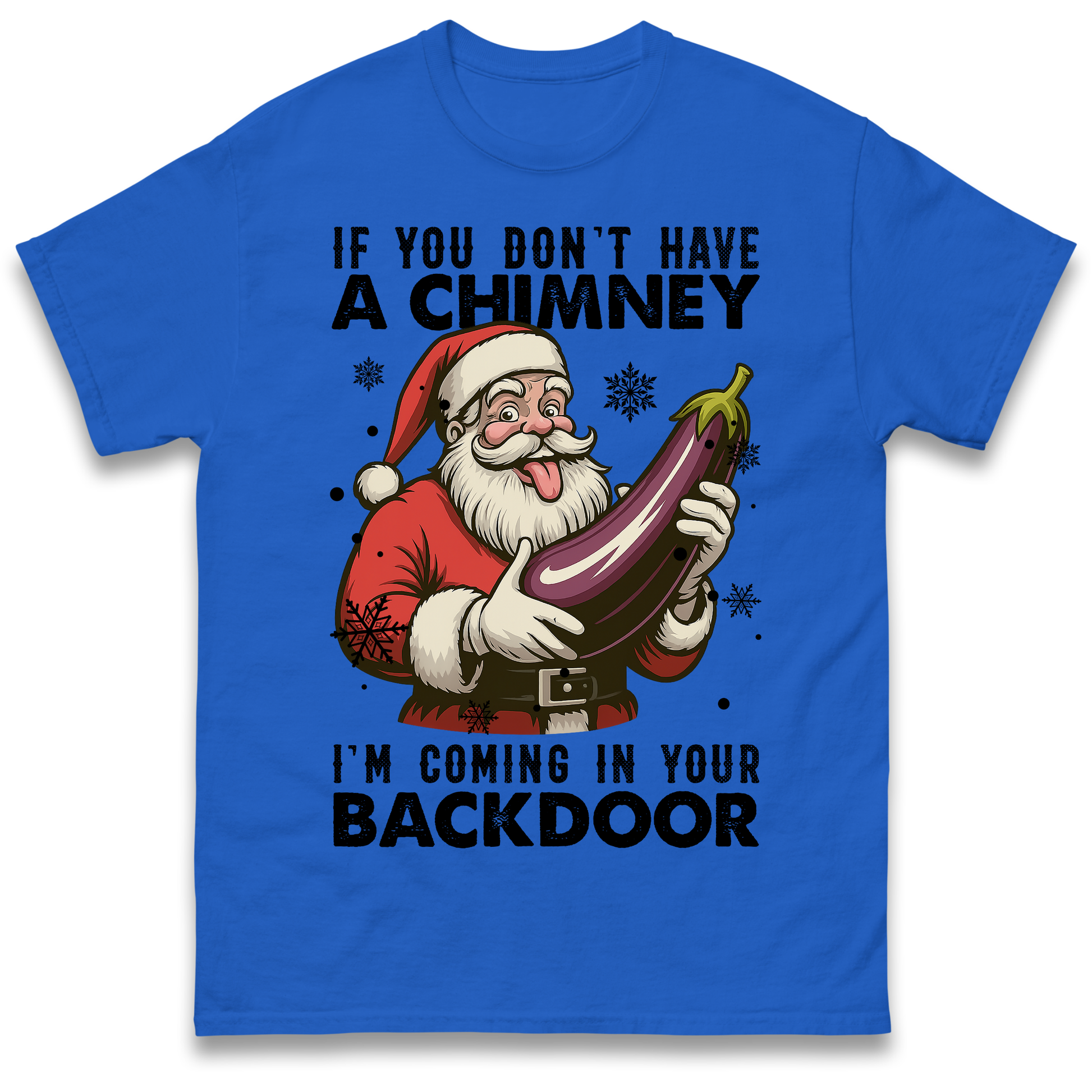 Santa Back Door T-Shirt