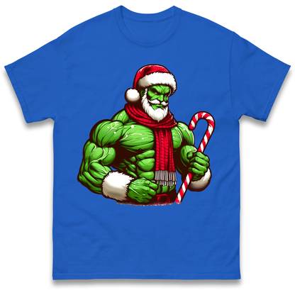 The Hulk Candy Cane Santa T Shirt