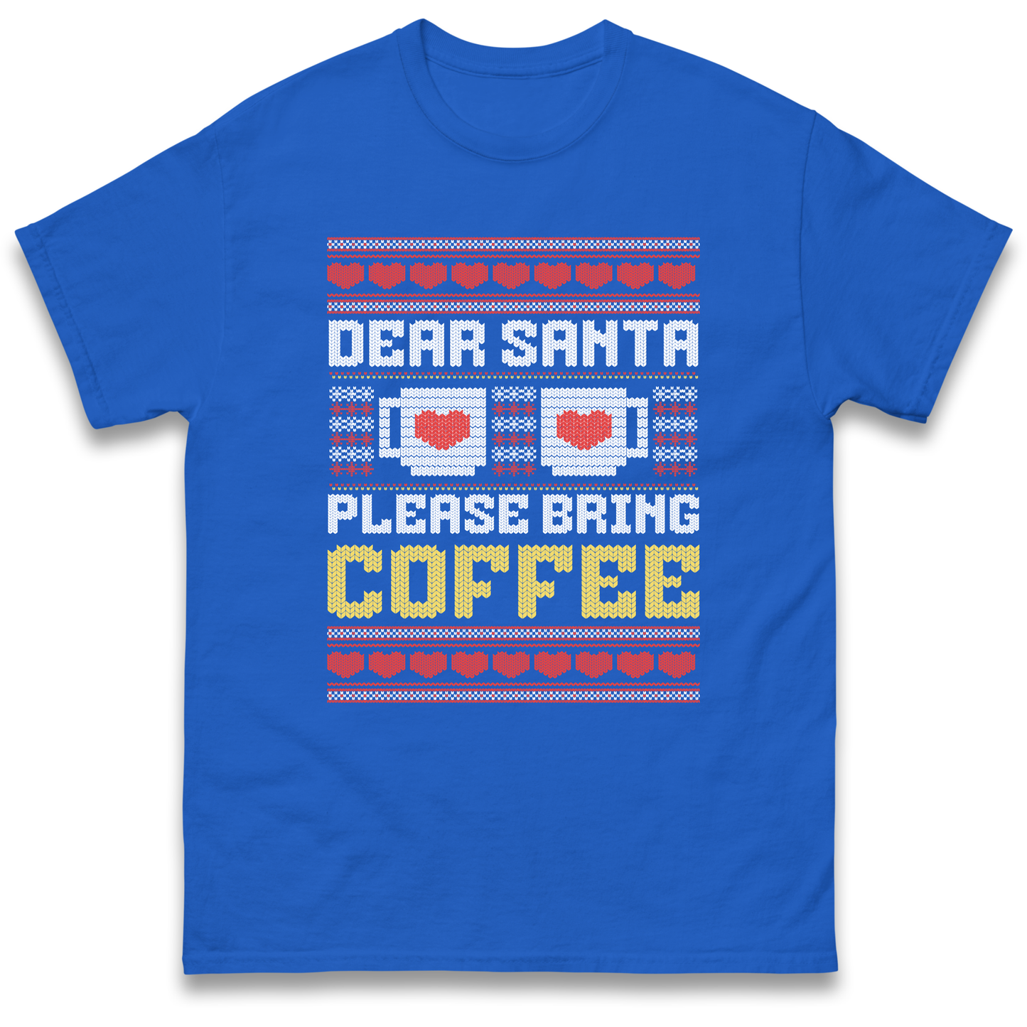 Dear Santa Please Bring Coffee T Shirt