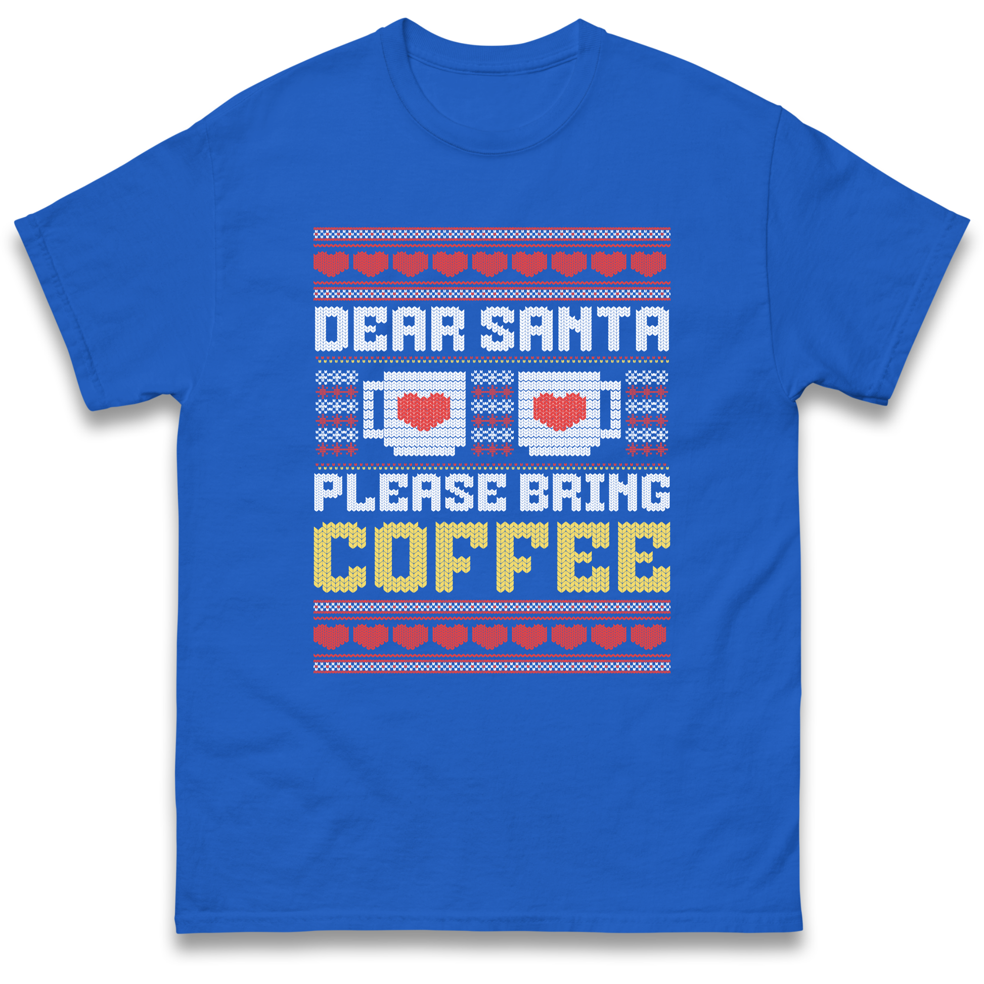 Dear Santa Please Bring Coffee T Shirt