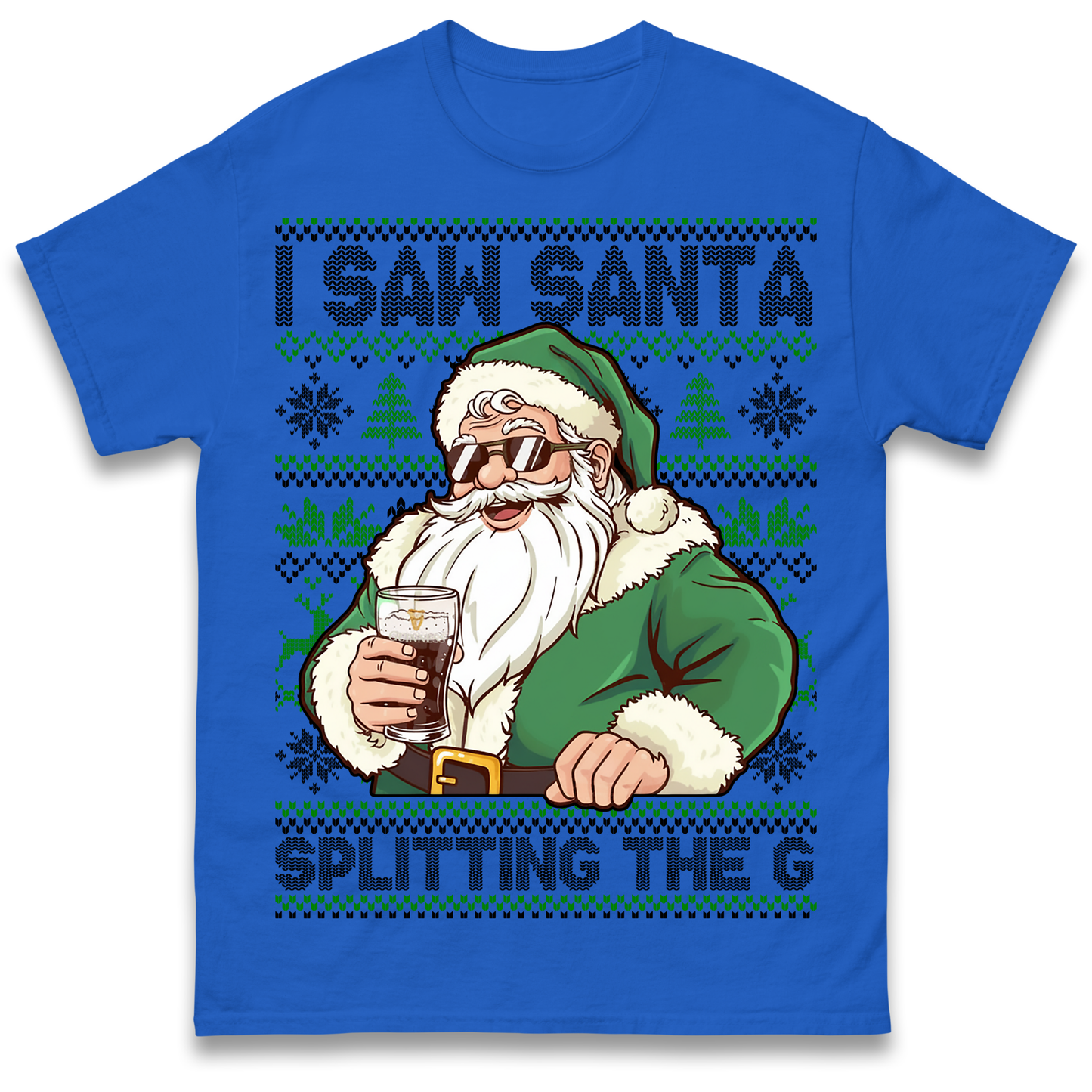 Santa Splitting The G T Shirt
