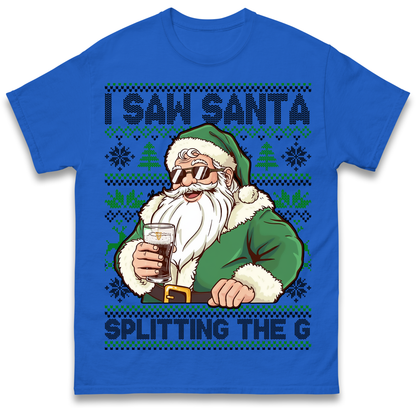Santa Splitting The G T Shirt