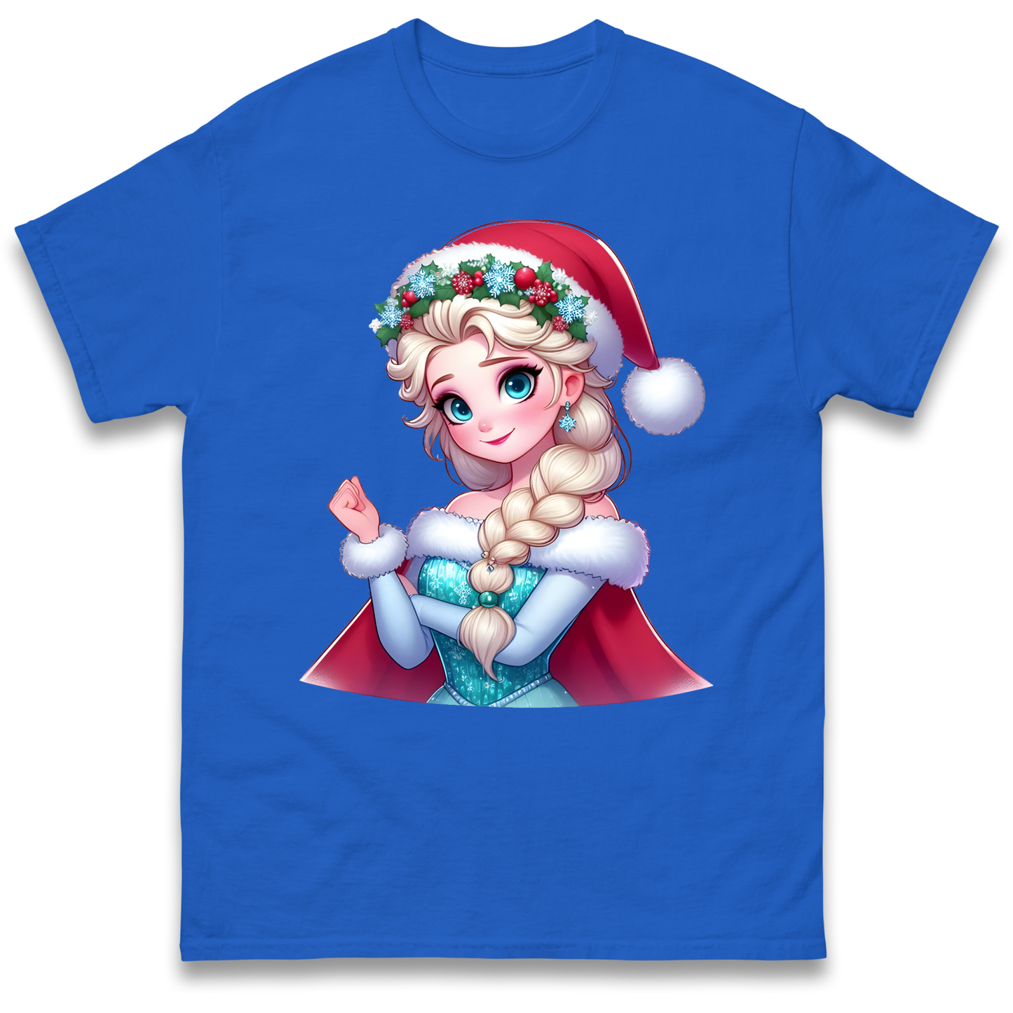 Elsa Frozen Santa T Shirt