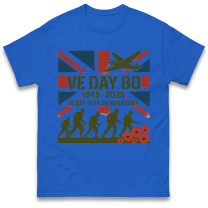 VE Day 80th Anniversary 1945 2025 T Shirt