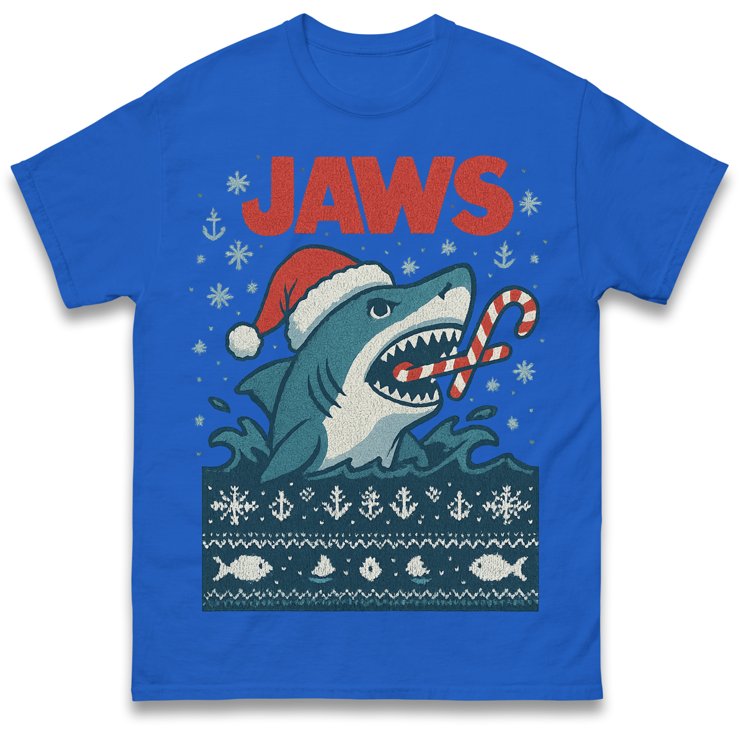 Jaws Christmas T Shirt
