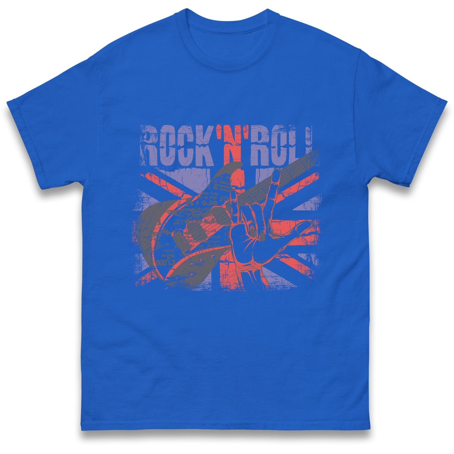 Rock N Roll Union Jack T Shirt