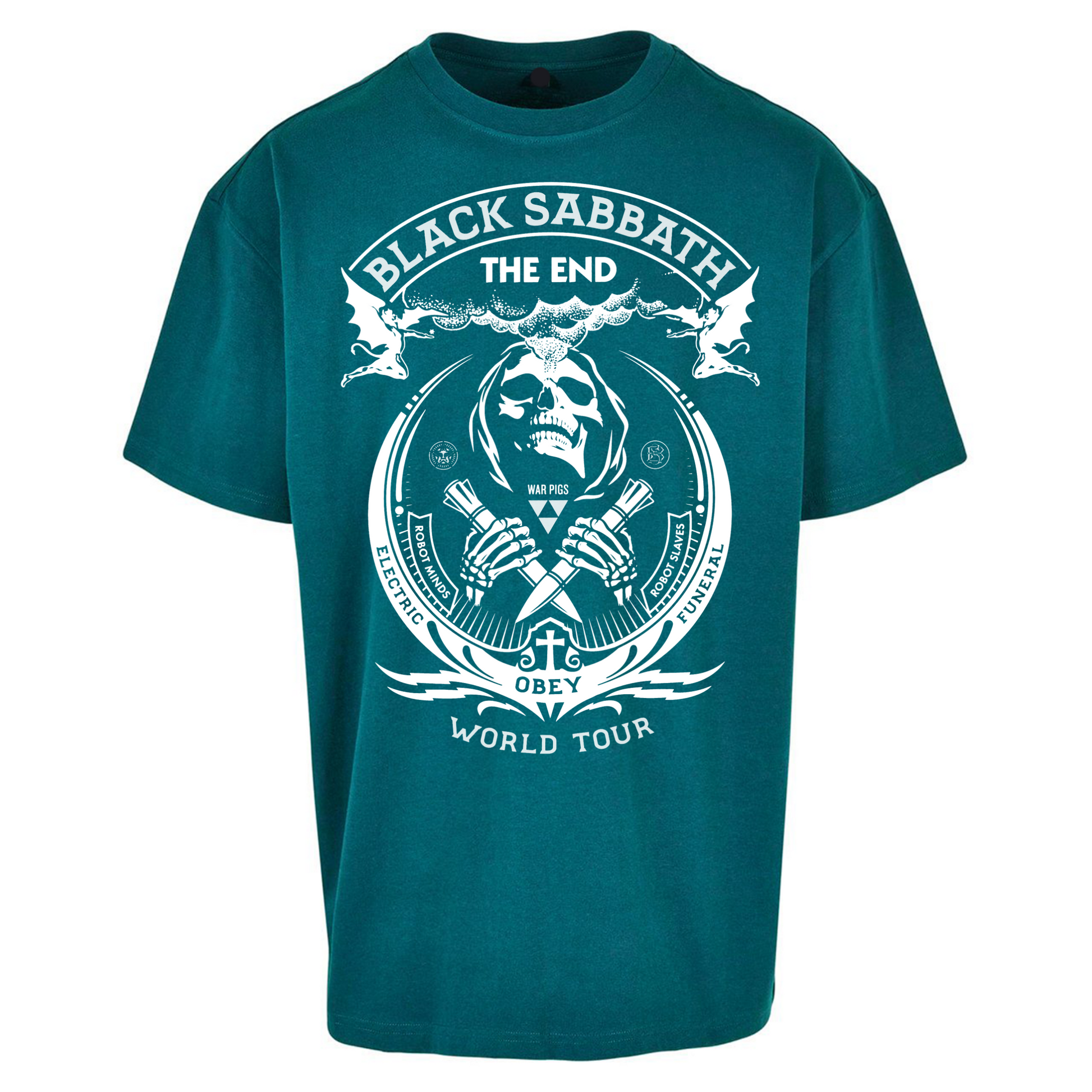 Black Sabbath The End World Tour oversized T Shirt