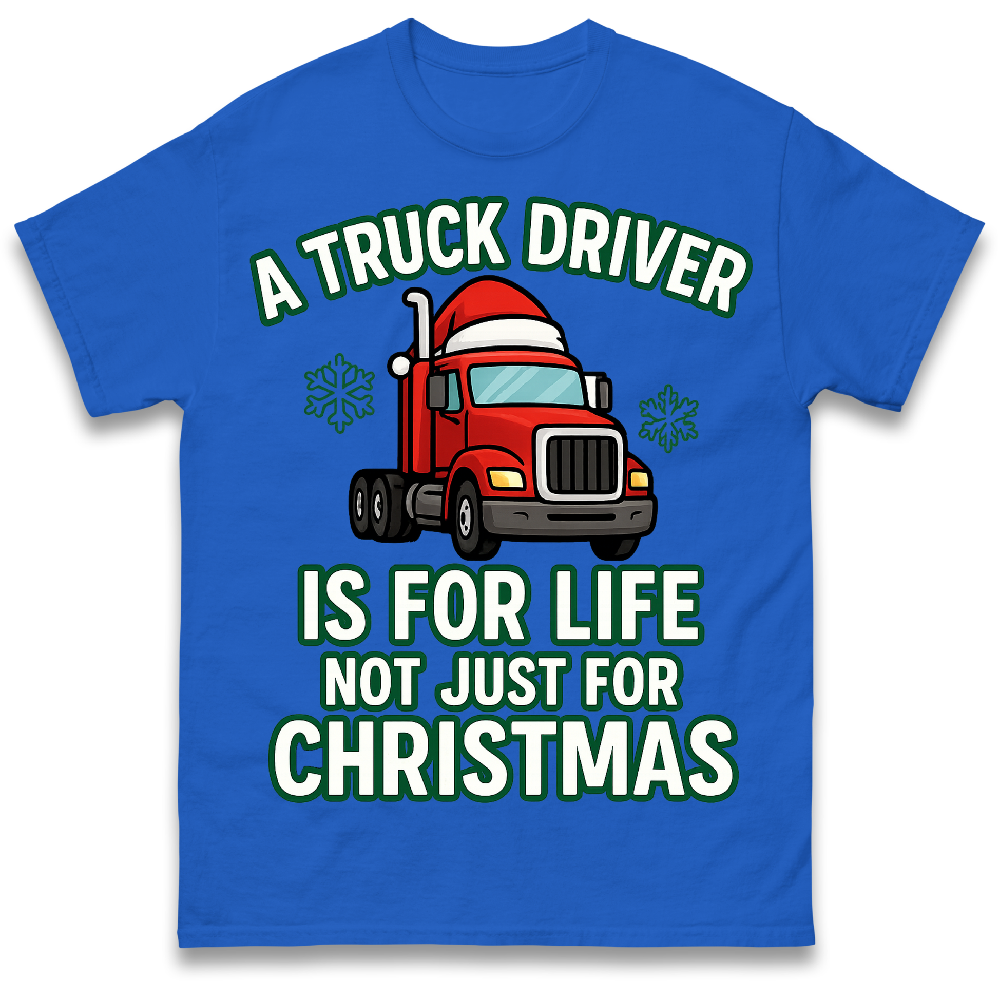 Truck Driver Christmas T Shirt