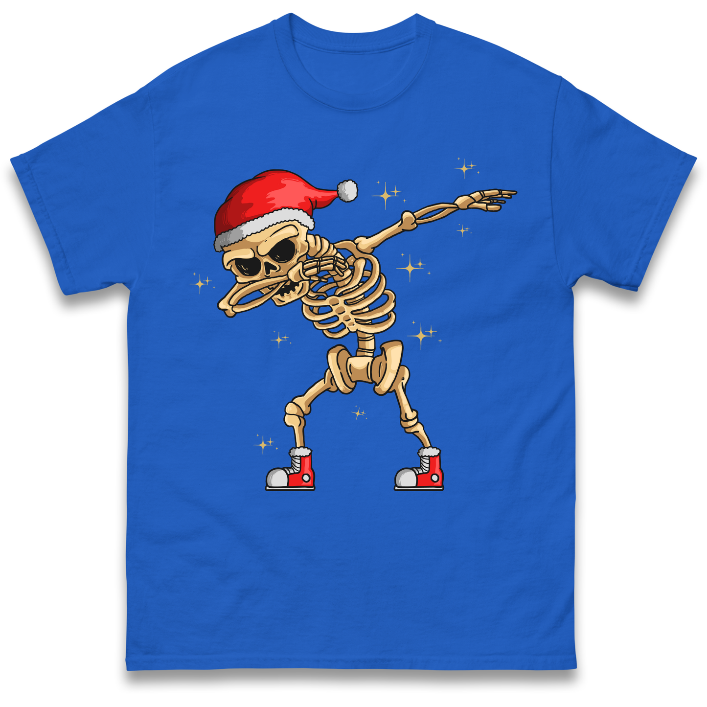 Santa Skellington Dabbing Christmas T Shirt