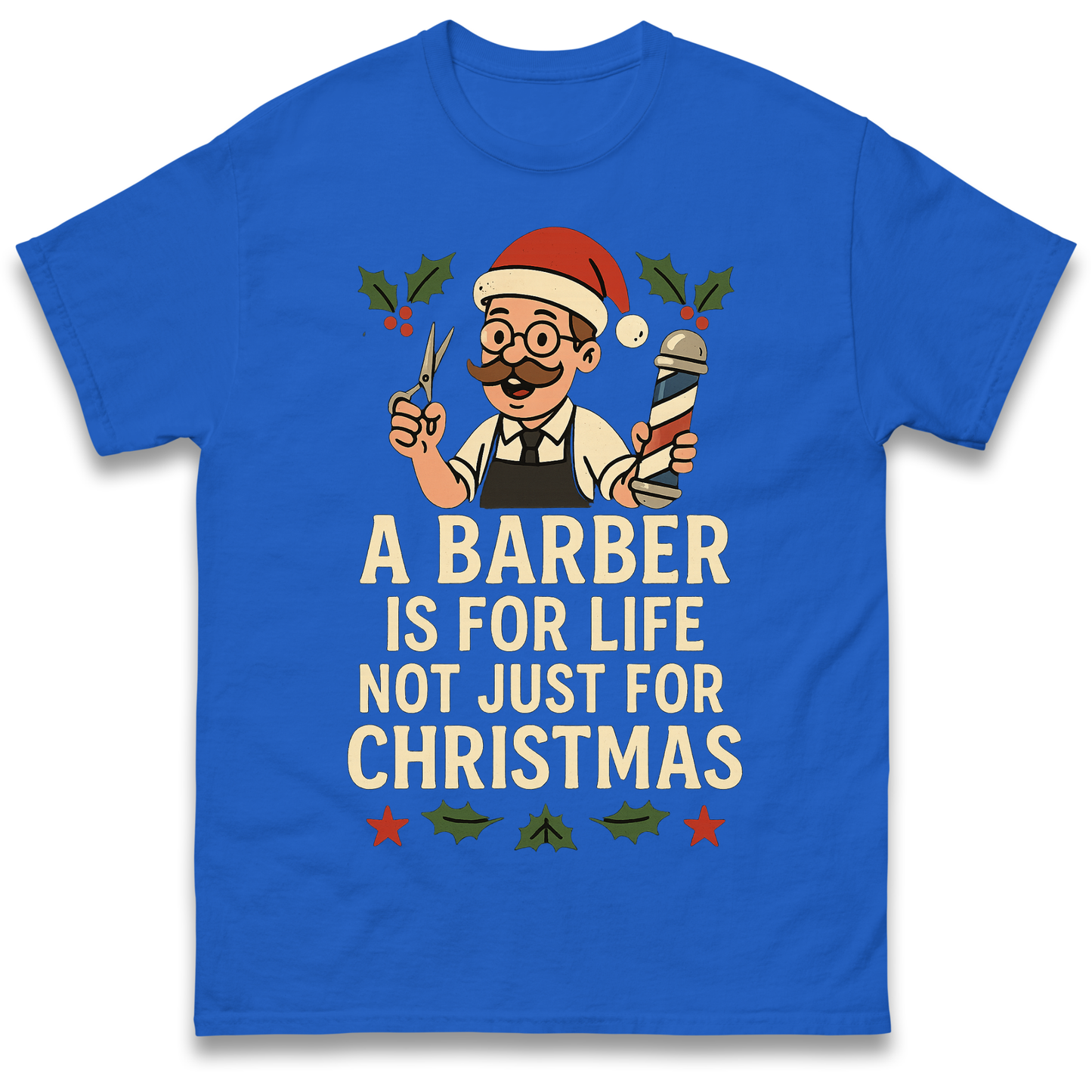 Barber Christmas T Shirt