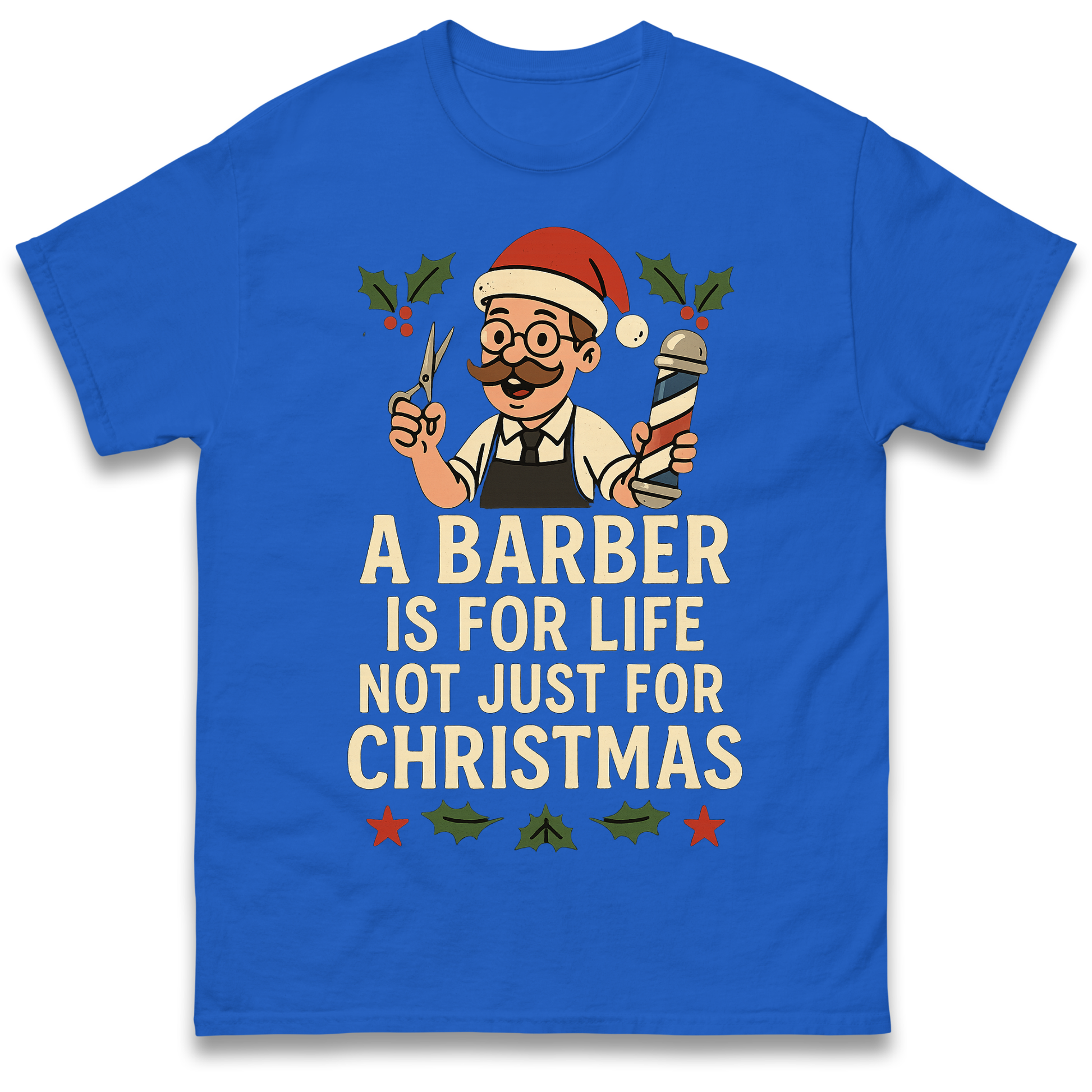 Barber Christmas T Shirt