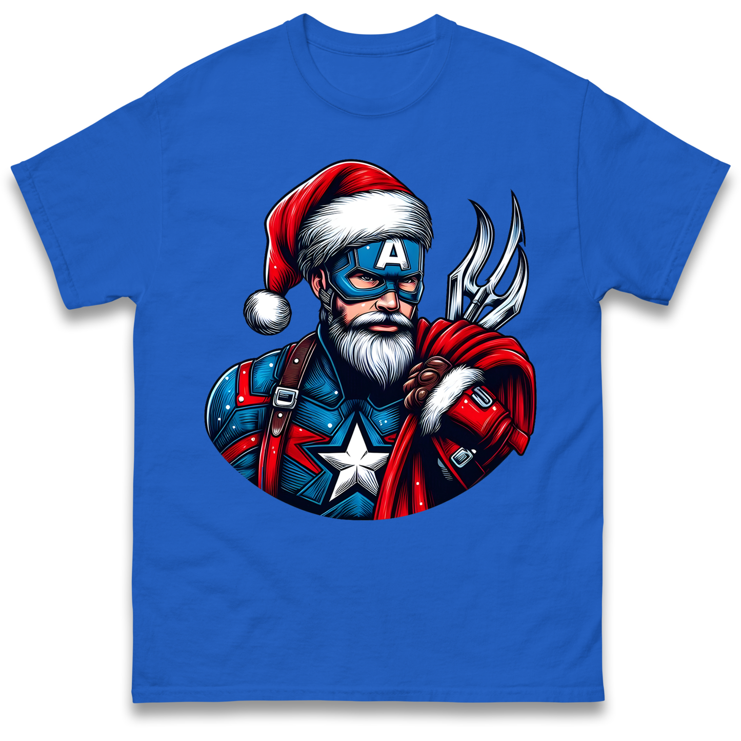 Captain America Santa T Shirt