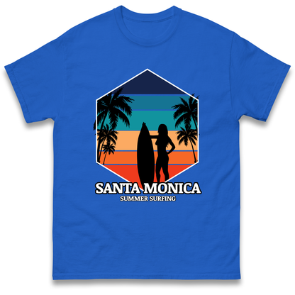 Santa Monica Summer Surfing T Shirt