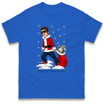 Liam Gallagher Christmas Santa T Shirt