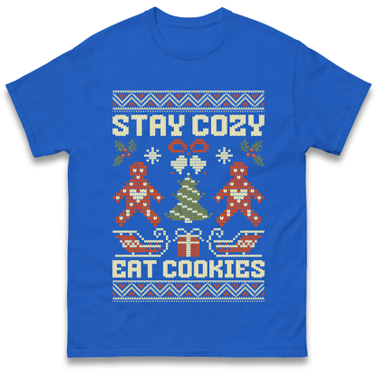 Stay Cozy Eat Cookies Christmas T Shirt