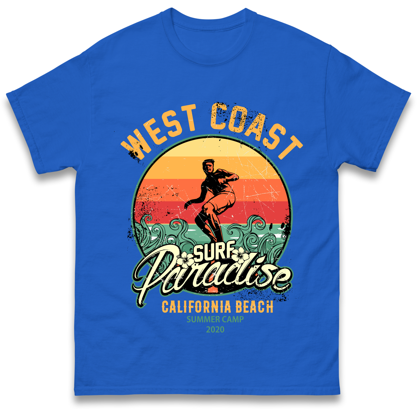 West Coast Surf Paradise T Shirt