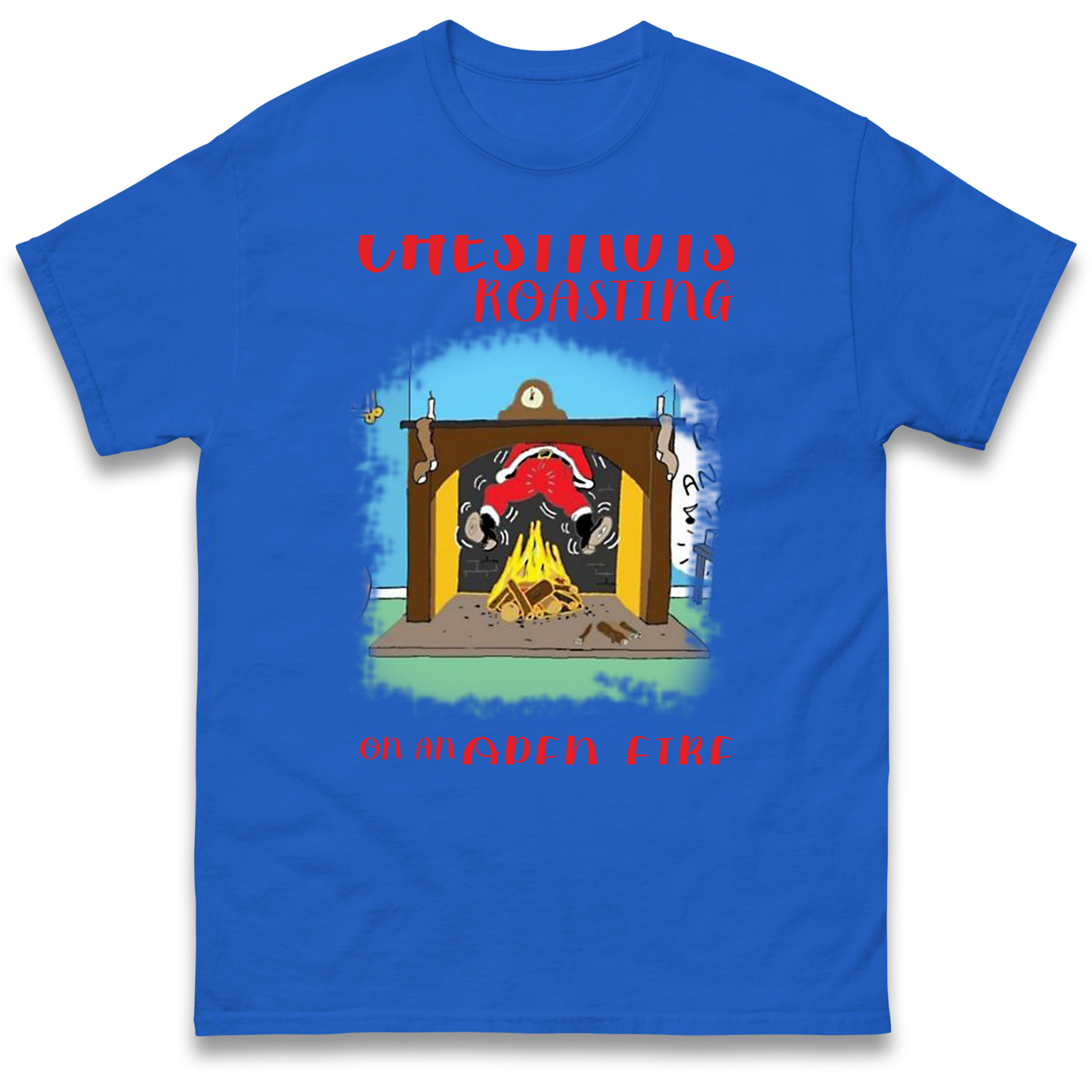 Chestnuts Roasting On An Open Fire Christmas T Shirt