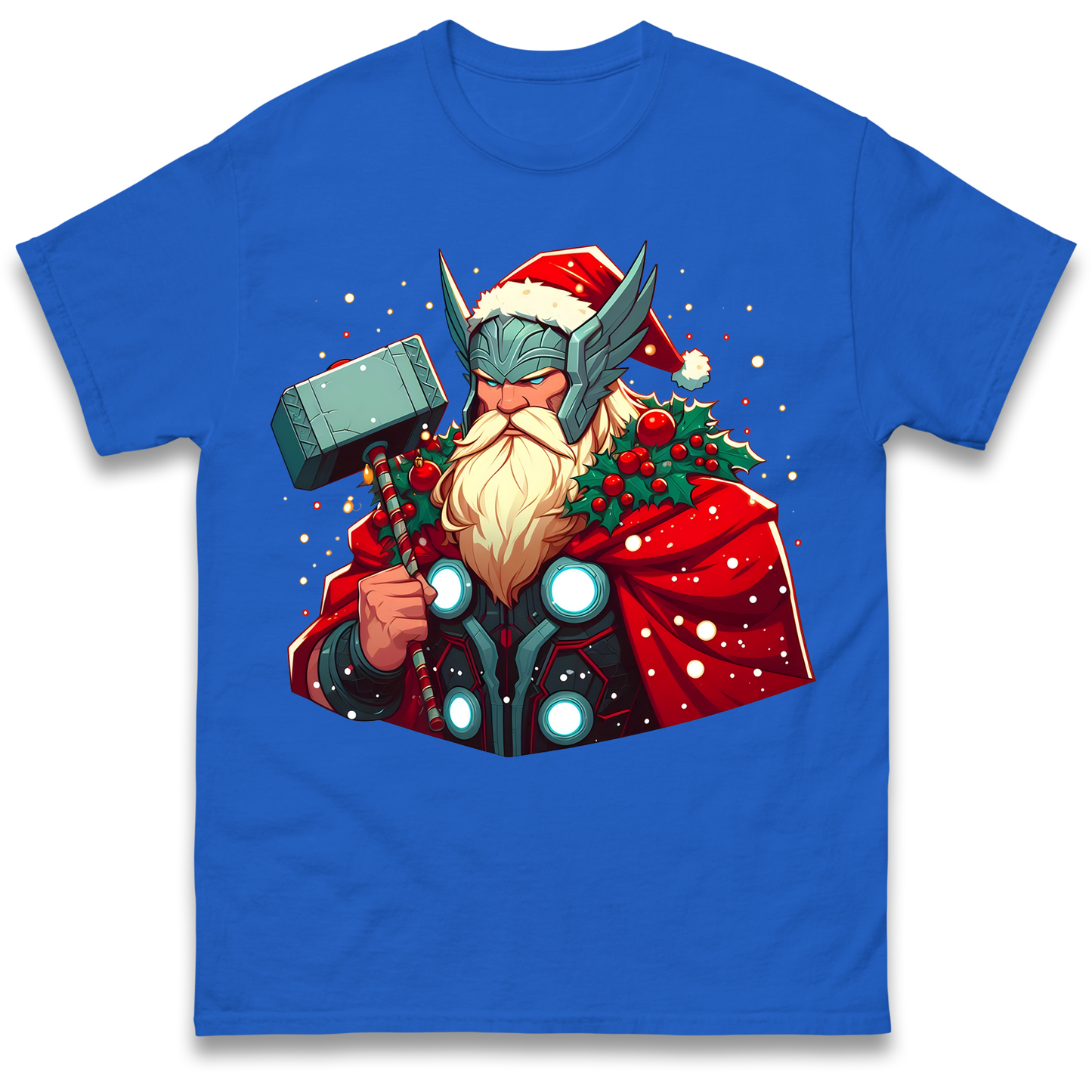 Viking Thor Santa T Shirt