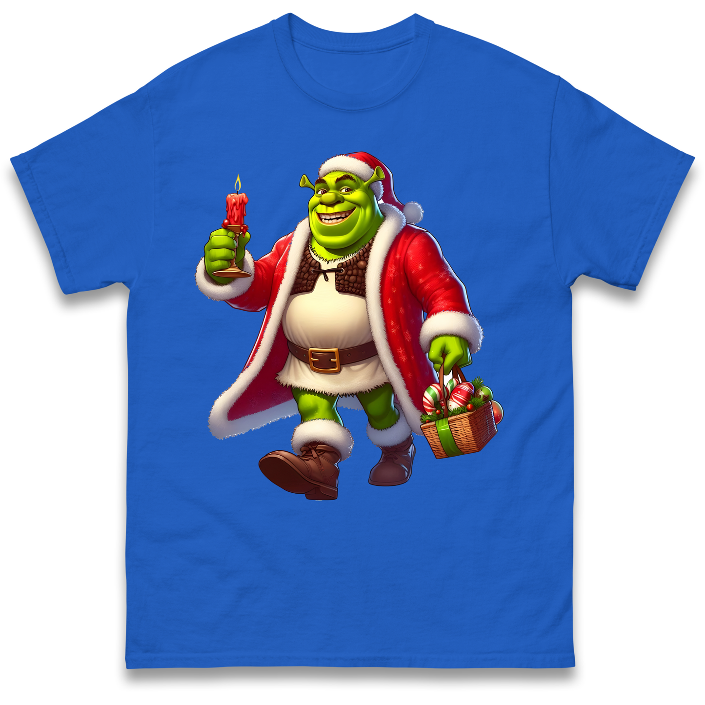 Shrek Santa Candle T Shirt