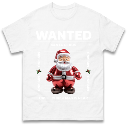 Wanted Santa Claus Christmas T Shirt