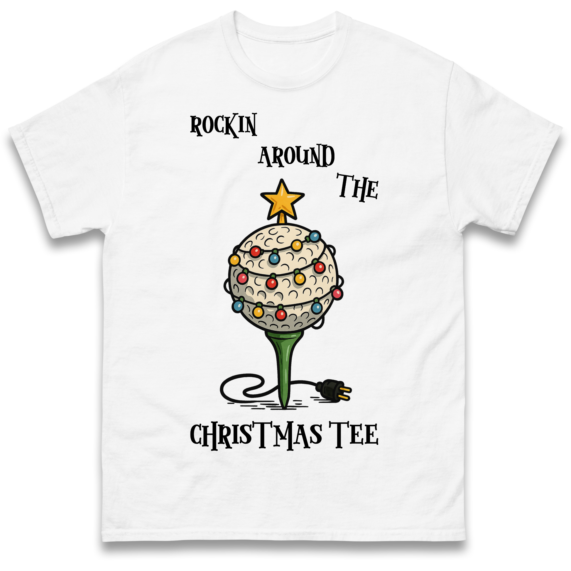 Golf Christmas T Shirt