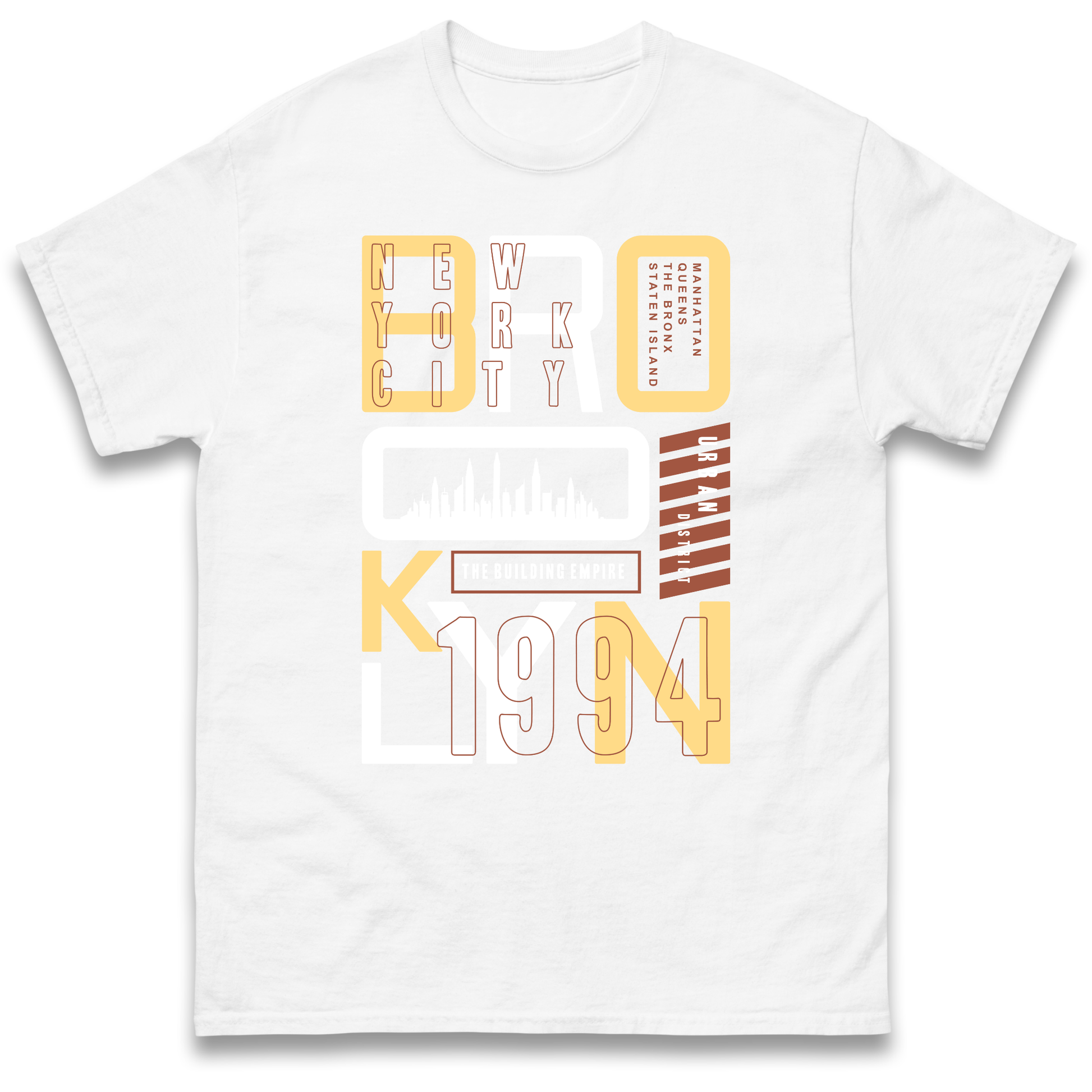 Brooklyn New York Urban District T Shirt
