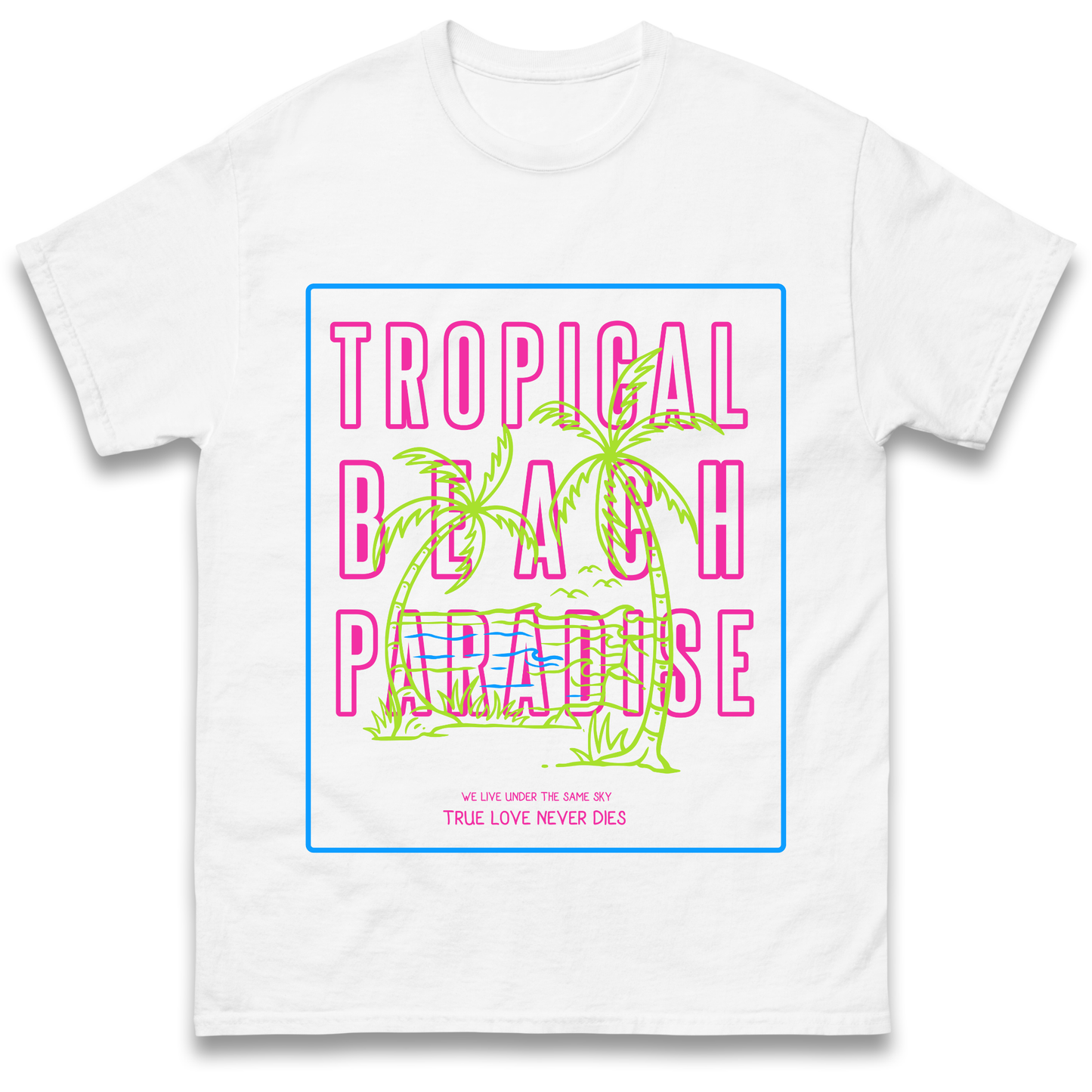 Tropical Beach Paradise T Shirt