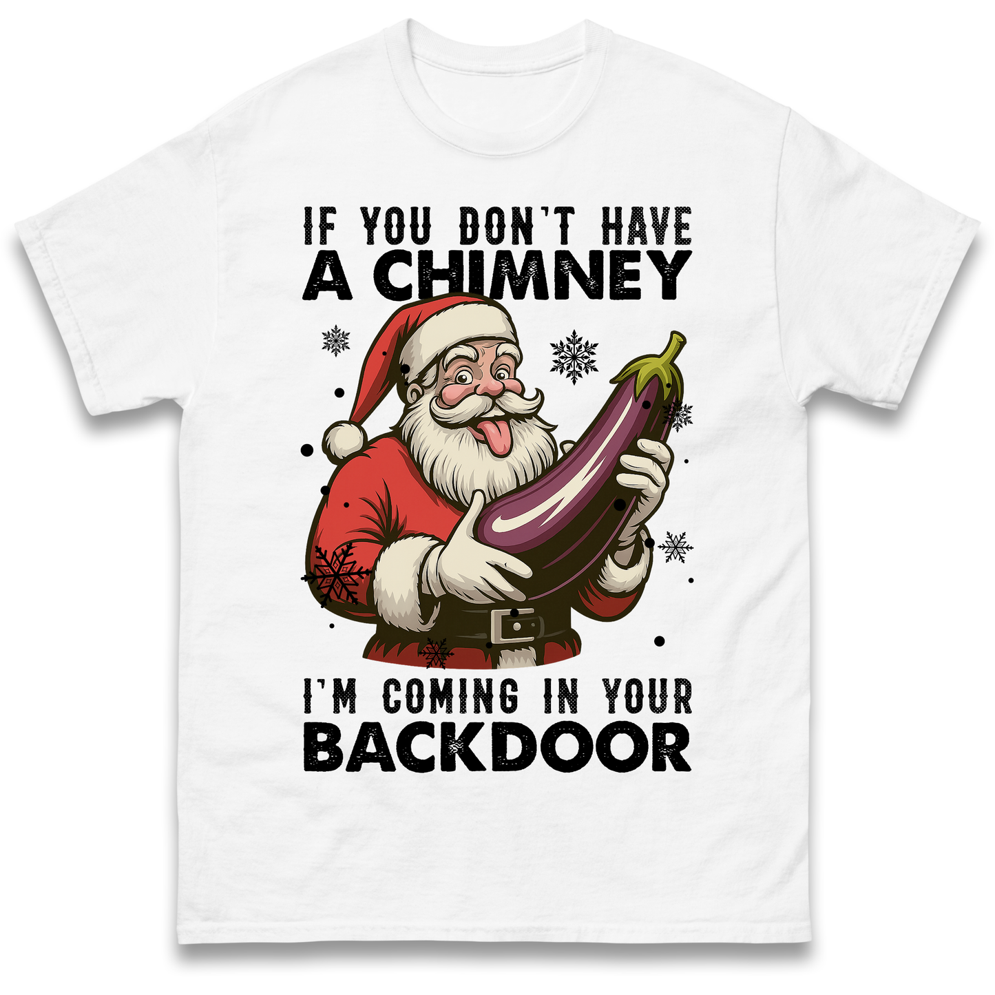 Santa Back Door T-Shirt